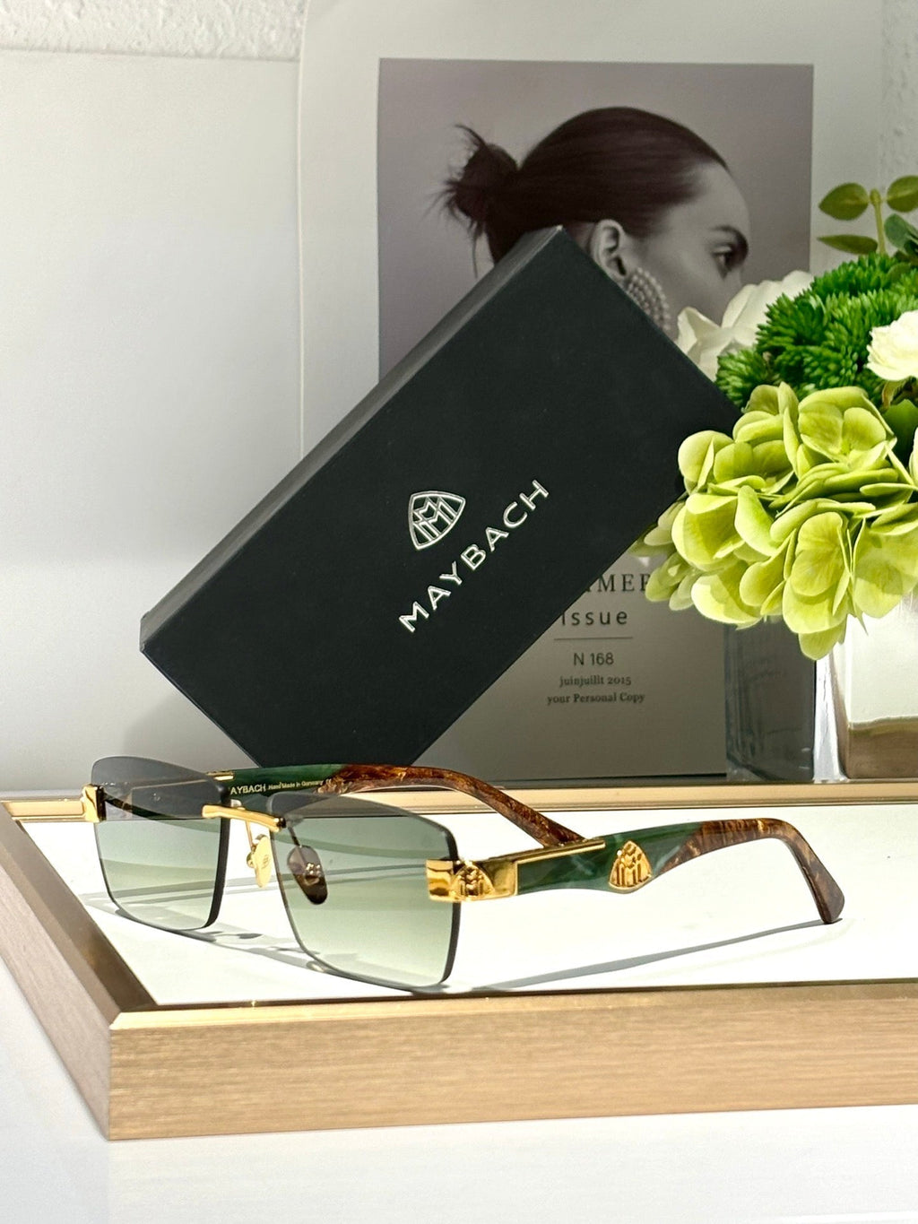 '-  MAYBACH The CHARACTER II  Unisex Sunglasses Mirror Zeiss Lenses 👑
